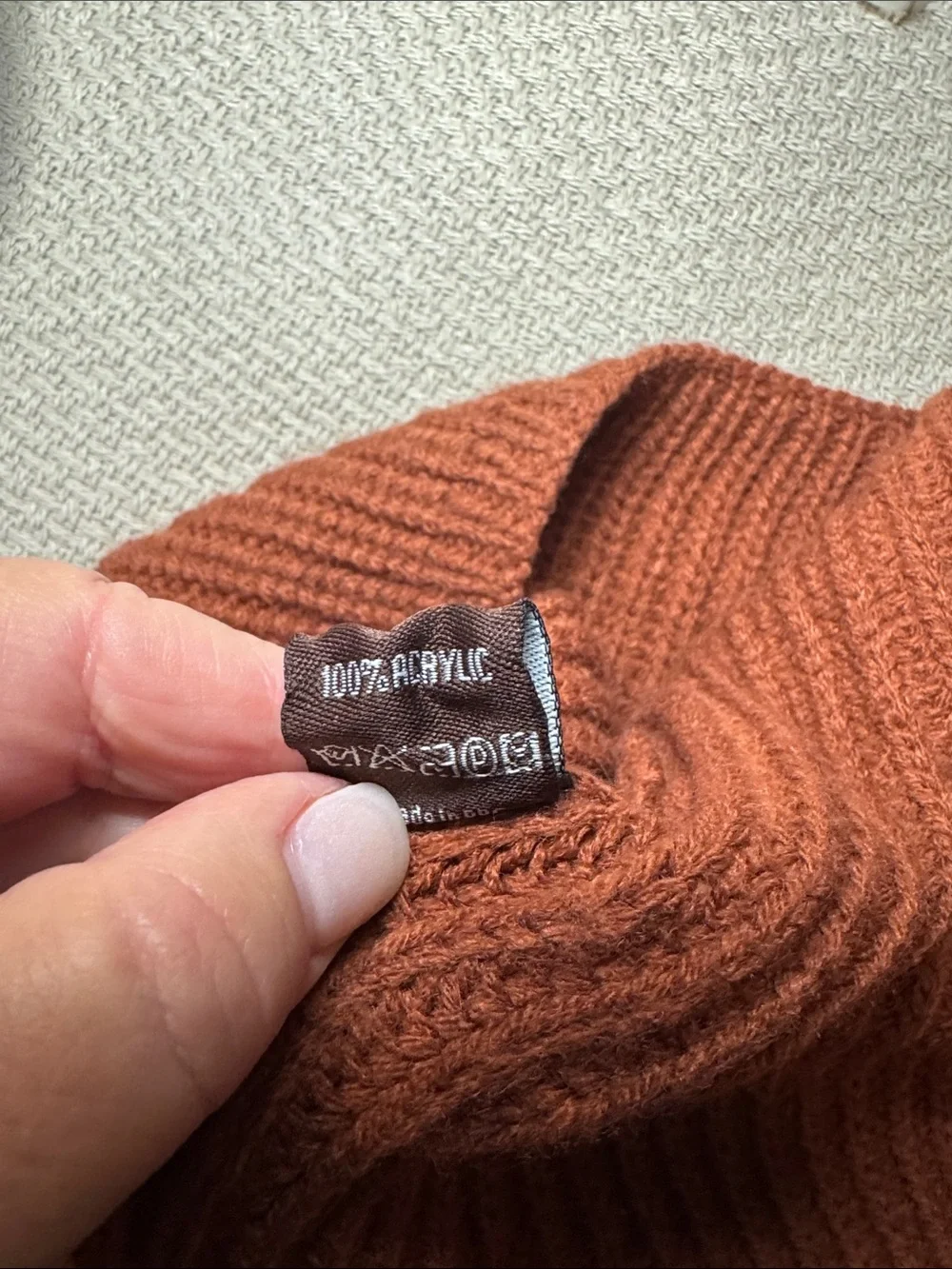 N/A chunky ribbed